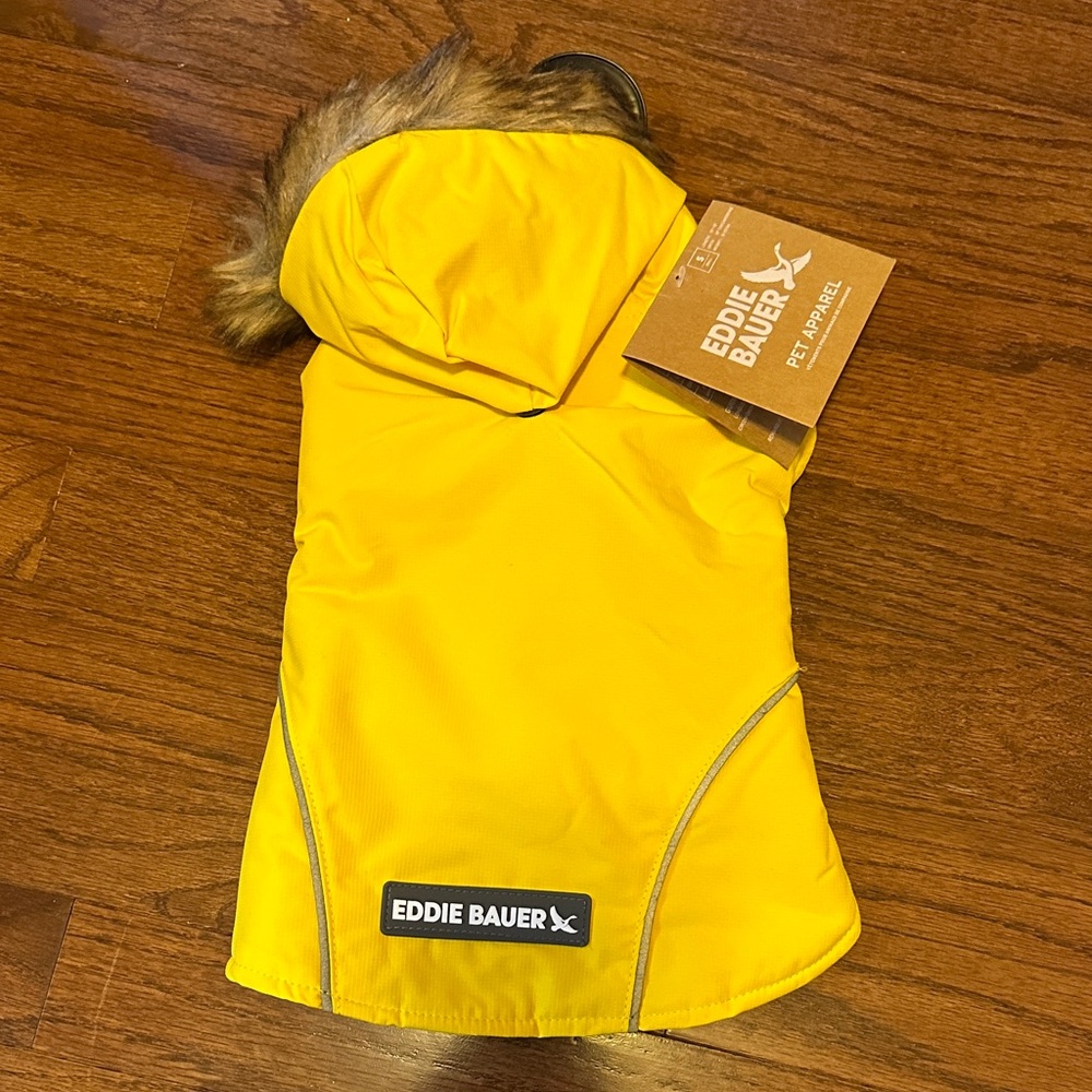 Eddie Bauer Bright Yellow Pet Jacket
